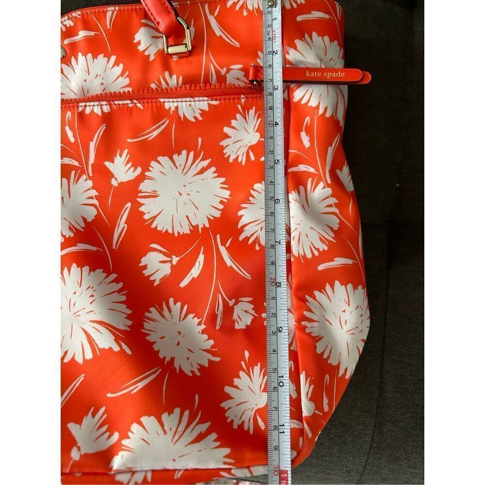 Kate spade large tote shoulder bag orange see pics for measurements . - Picture 10 of 12
